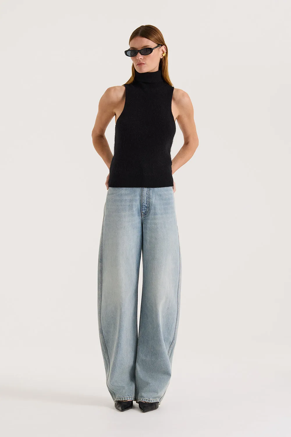 Koa Turtleneck Vest sold by Henne