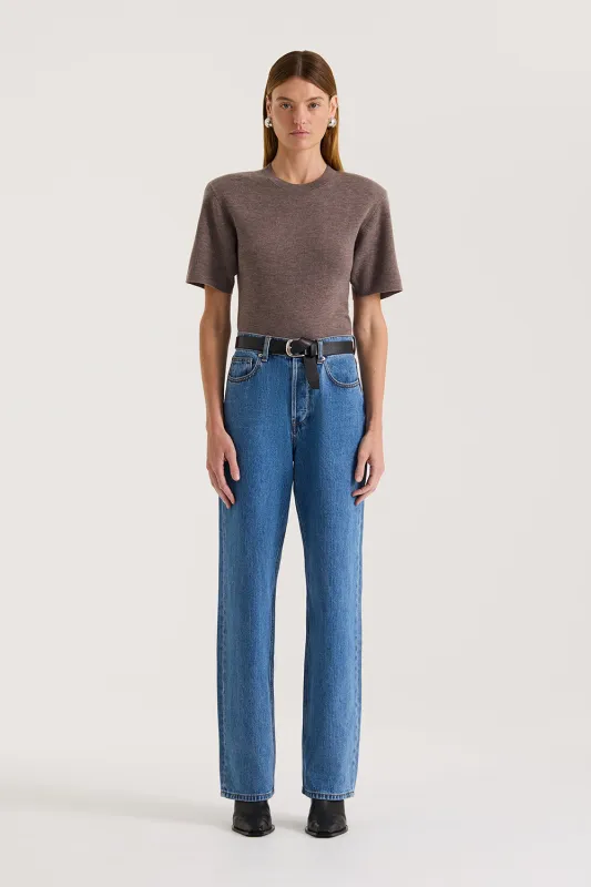 Lorelei Shoulder Pad Tee made by Henne