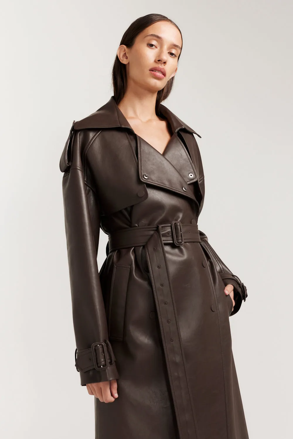 Vegan Otto Trench sold by Henne product image thumbnail 4