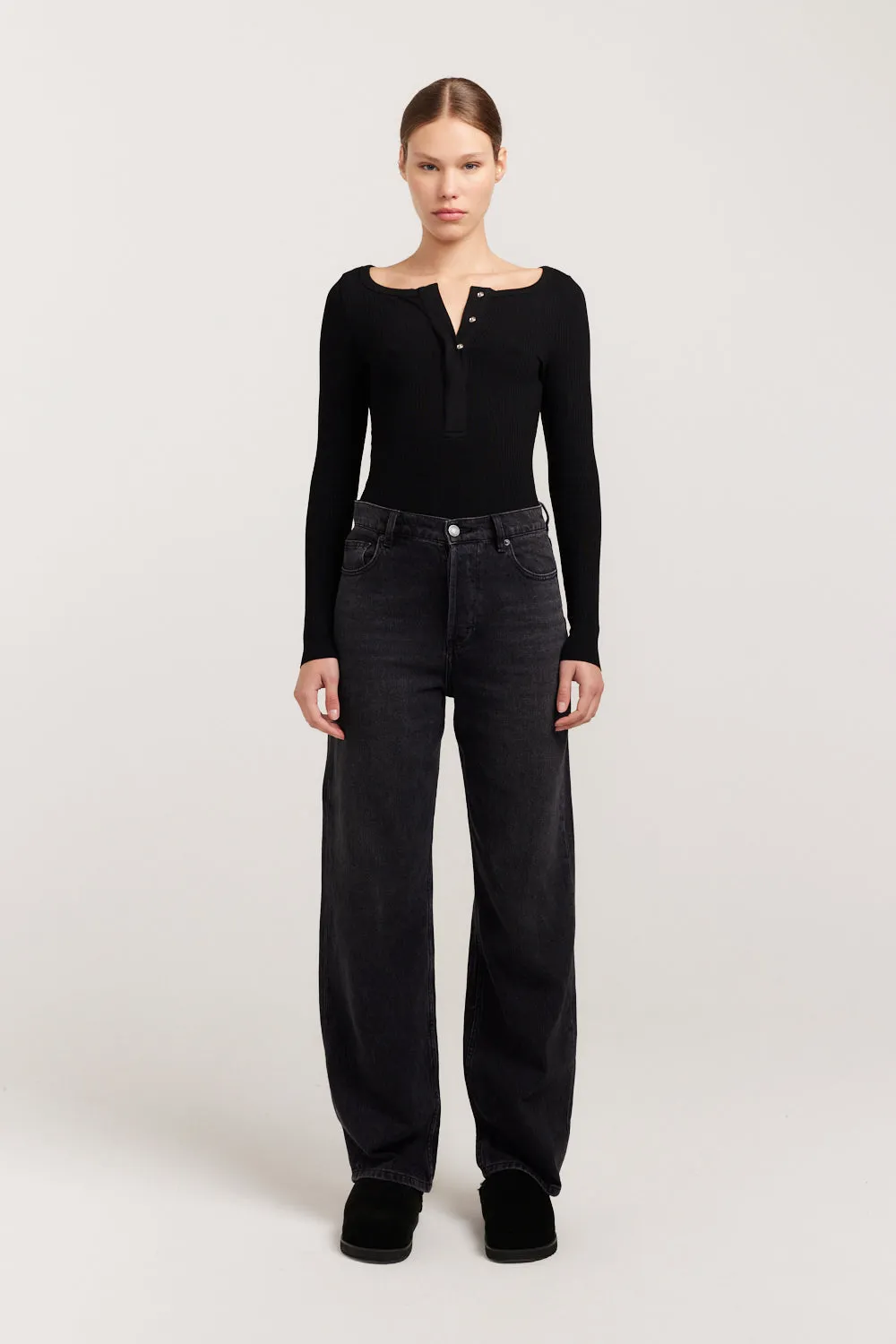 Elke Rib Top sold by Henne