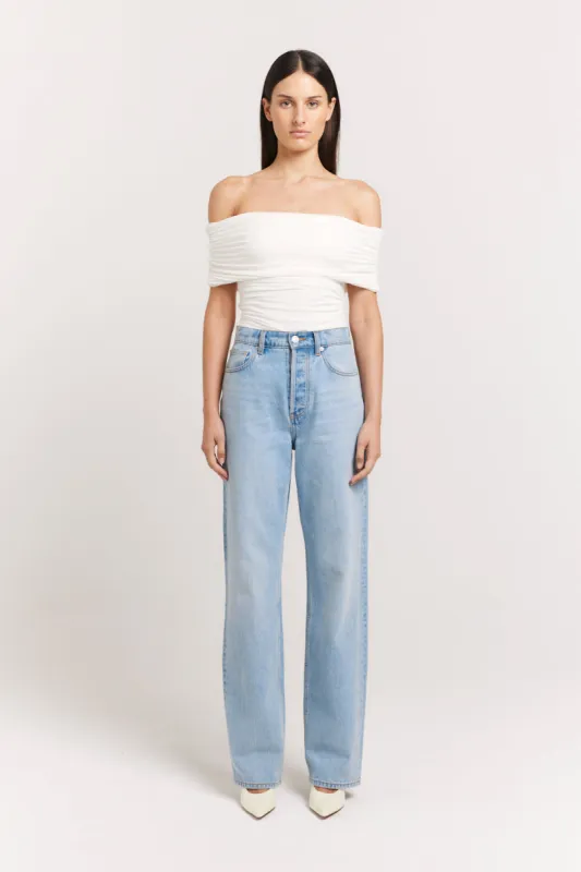 Bibiy. MARGOT KNIT TOP ホワイト
