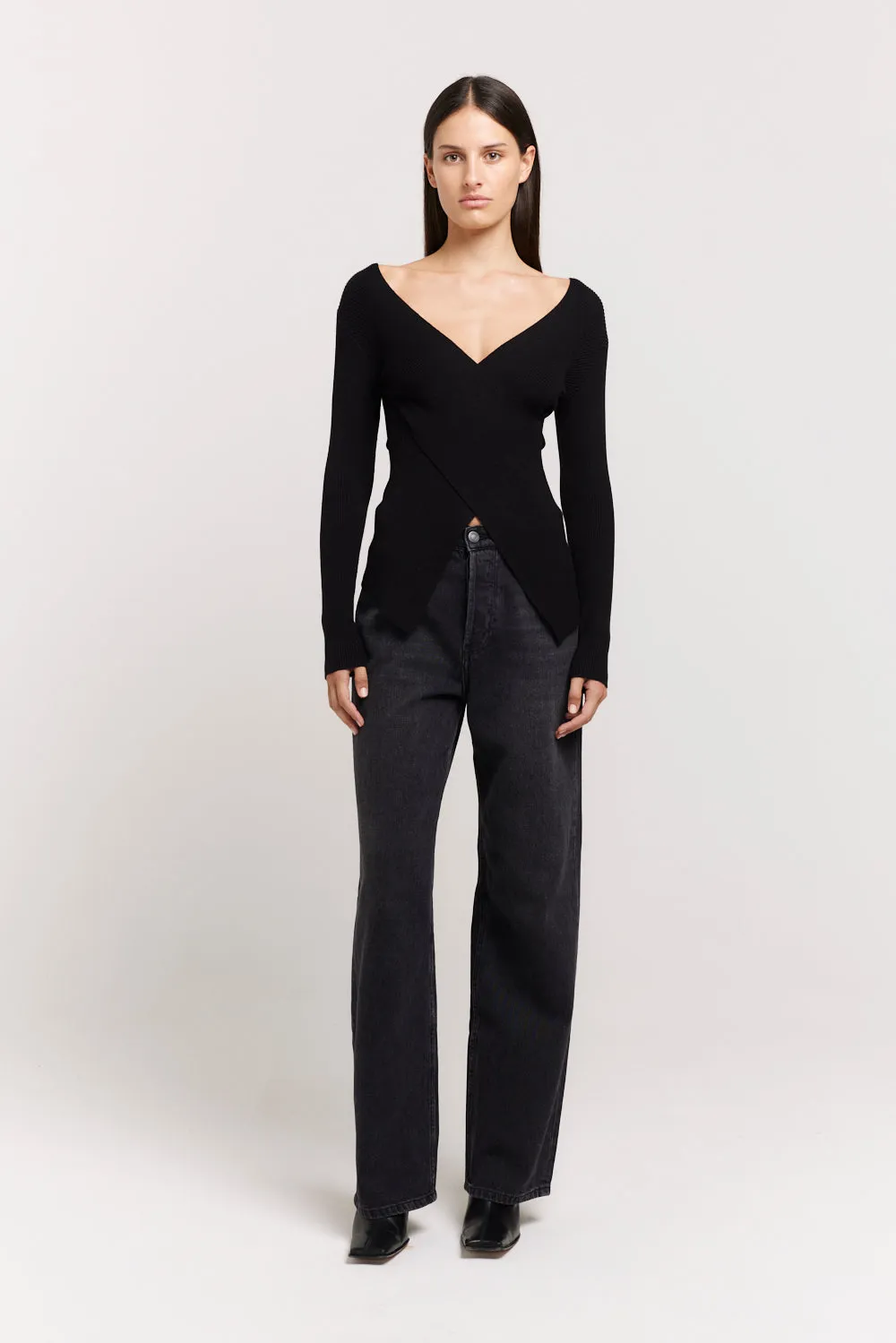 Edie Wrap Knit sold by Henne