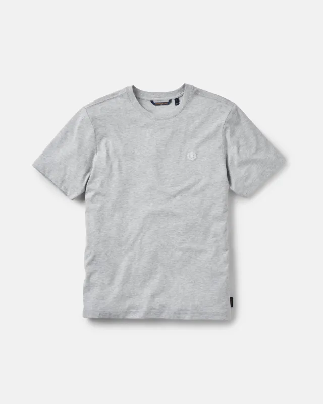Cowes T Shirt - Light Grey Melange sold by Henri Lloyd