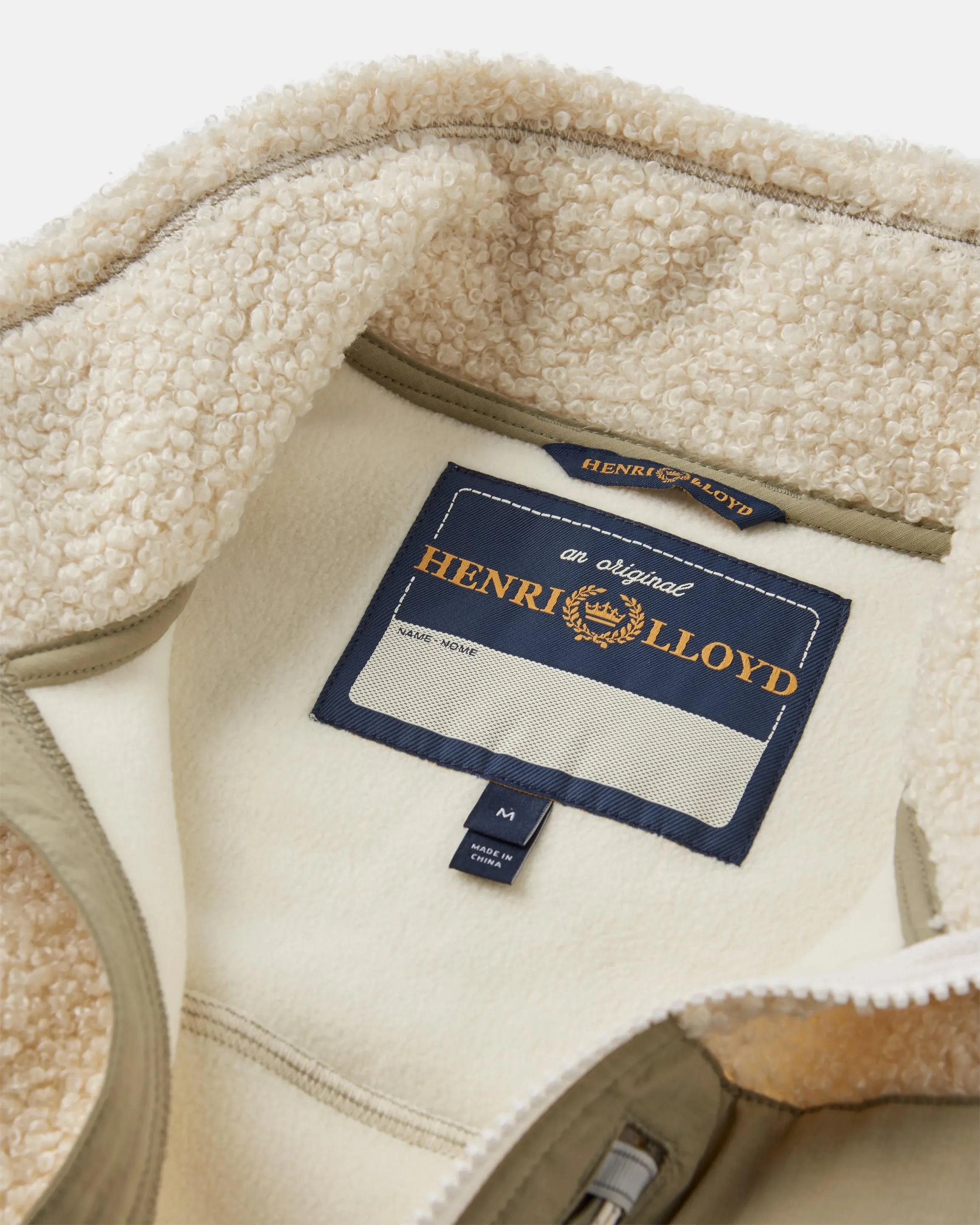 Craster Fleece Gilet - Off White/Kelp sold by Henri Lloyd product image thumbnail 5