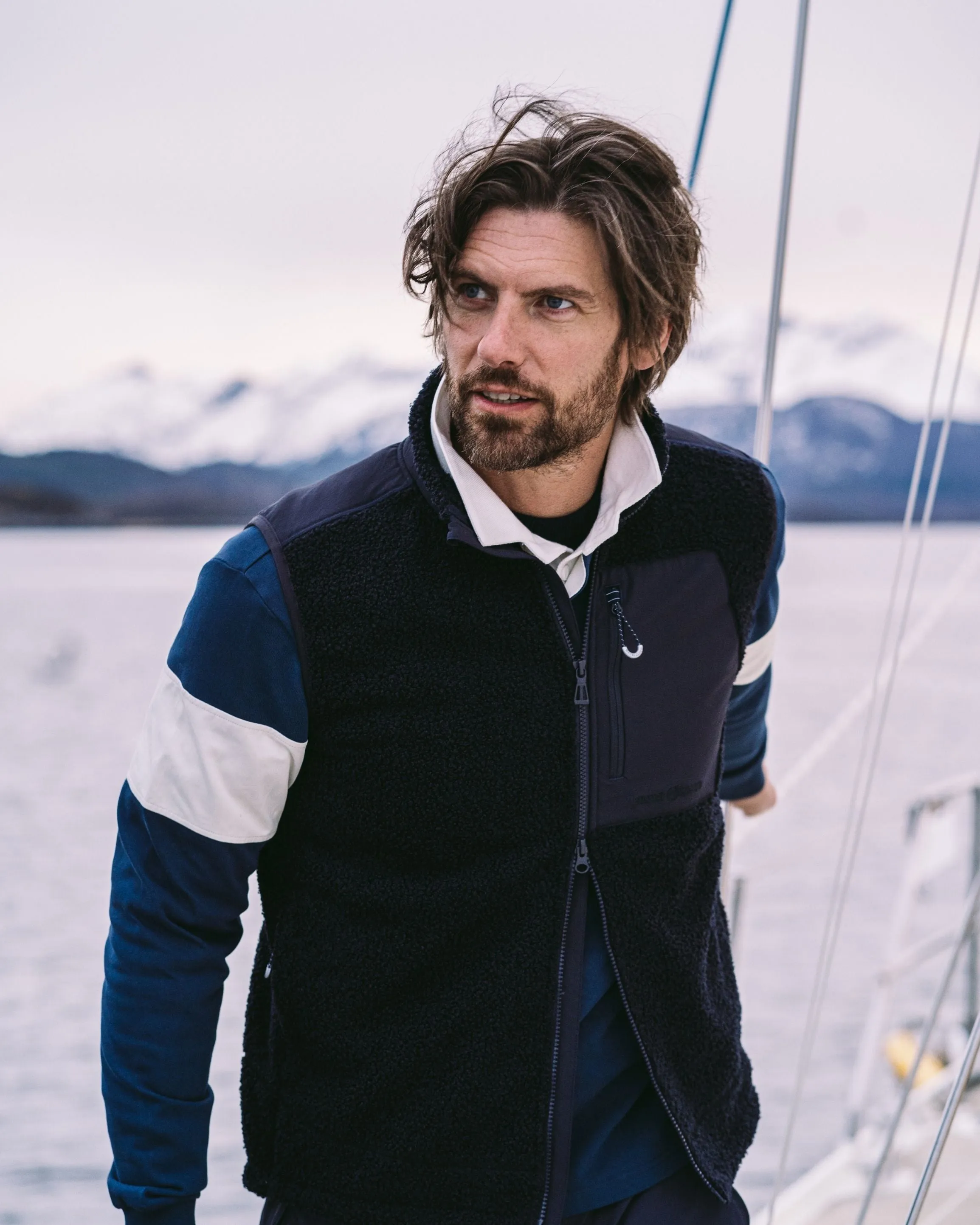 Craster Fleece Gilet - Dark Navy sold by Henri Lloyd product image thumbnail 2