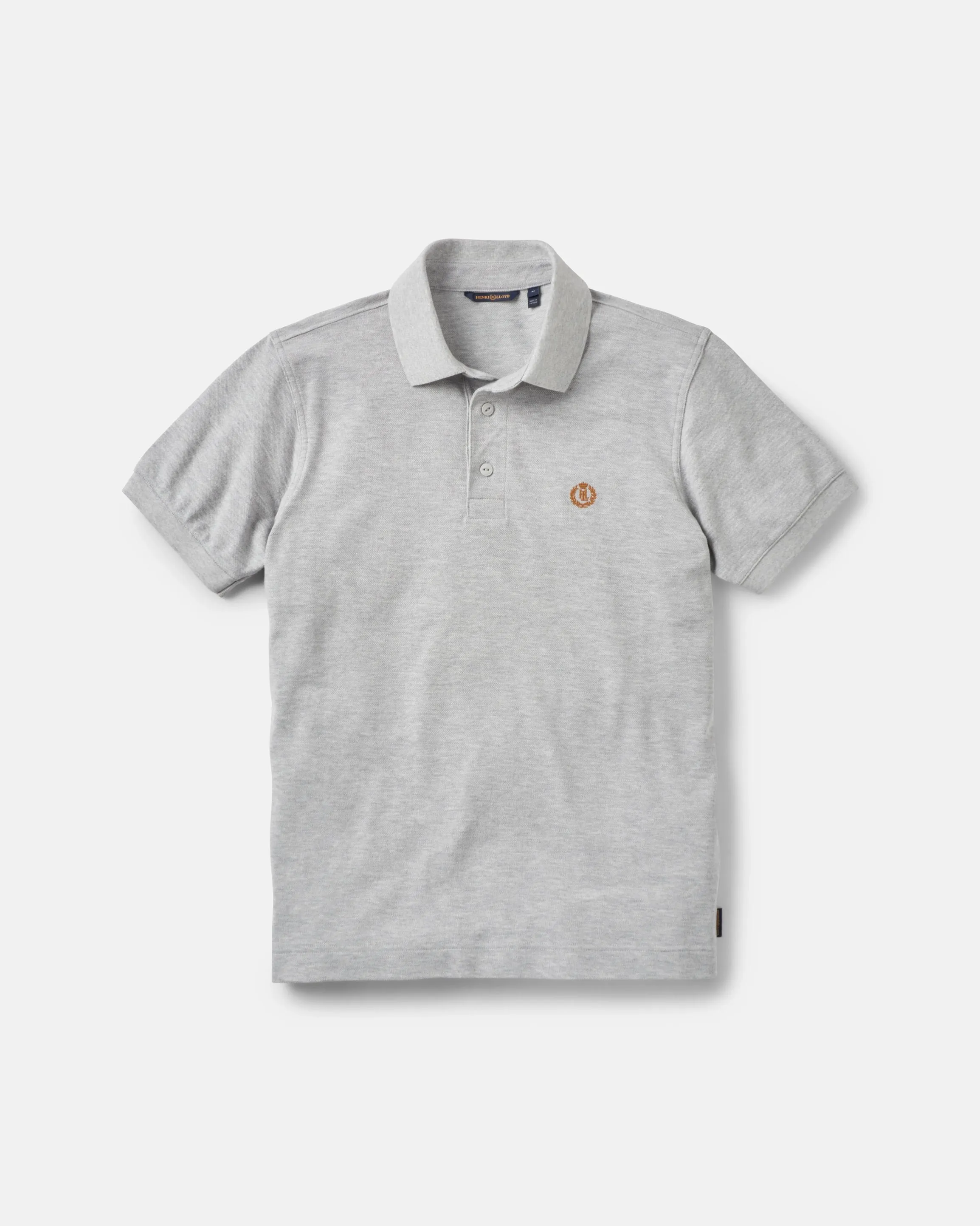Falmouth Polo - Light Grey Melange sold by Henri Lloyd