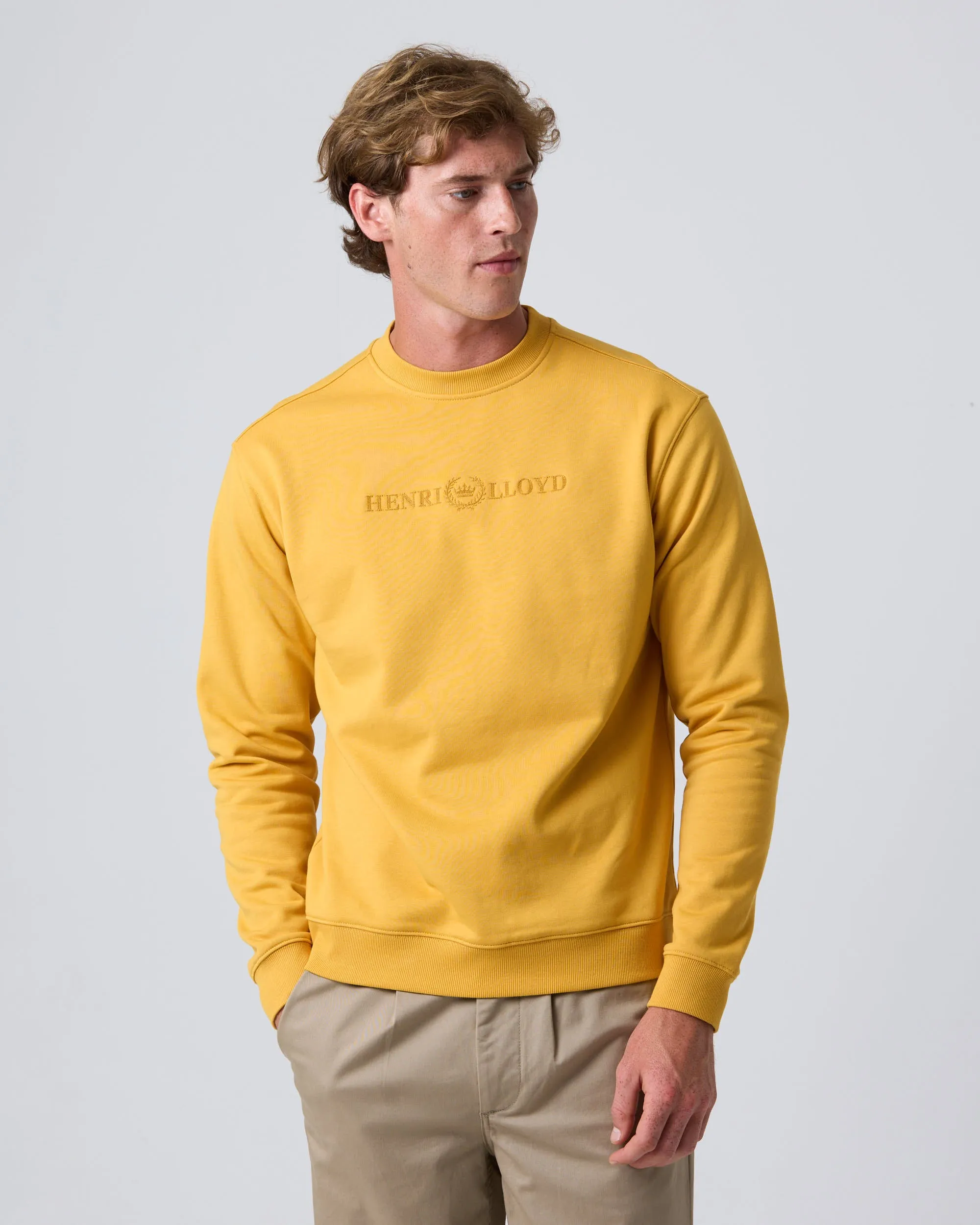 Lytham Crew Neck Sweat - Light Grey Melange sold by Henri Lloyd product image thumbnail 3