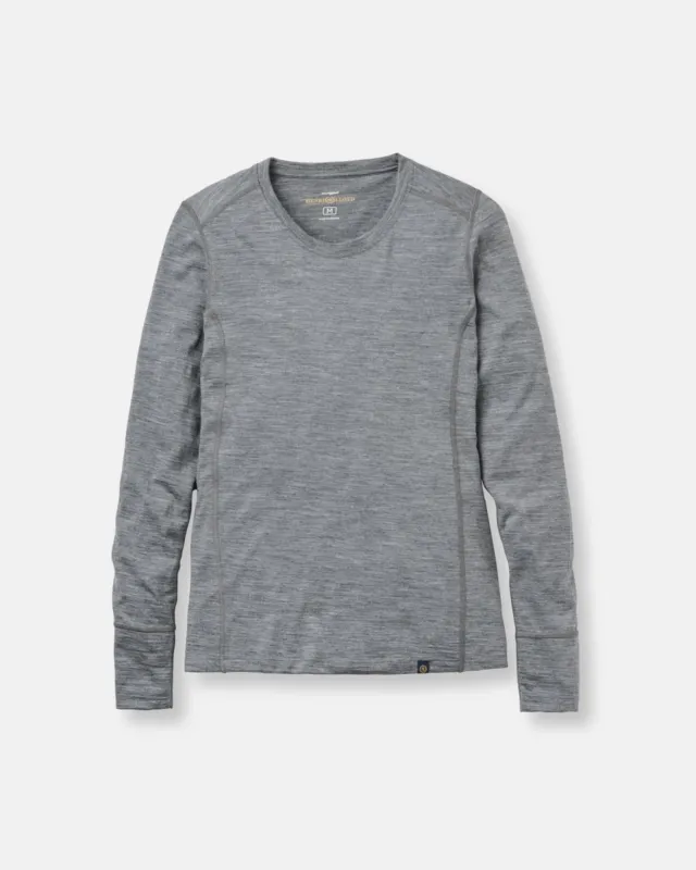 Merino 200 LS Top wmn - Grey sold by Henri Lloyd