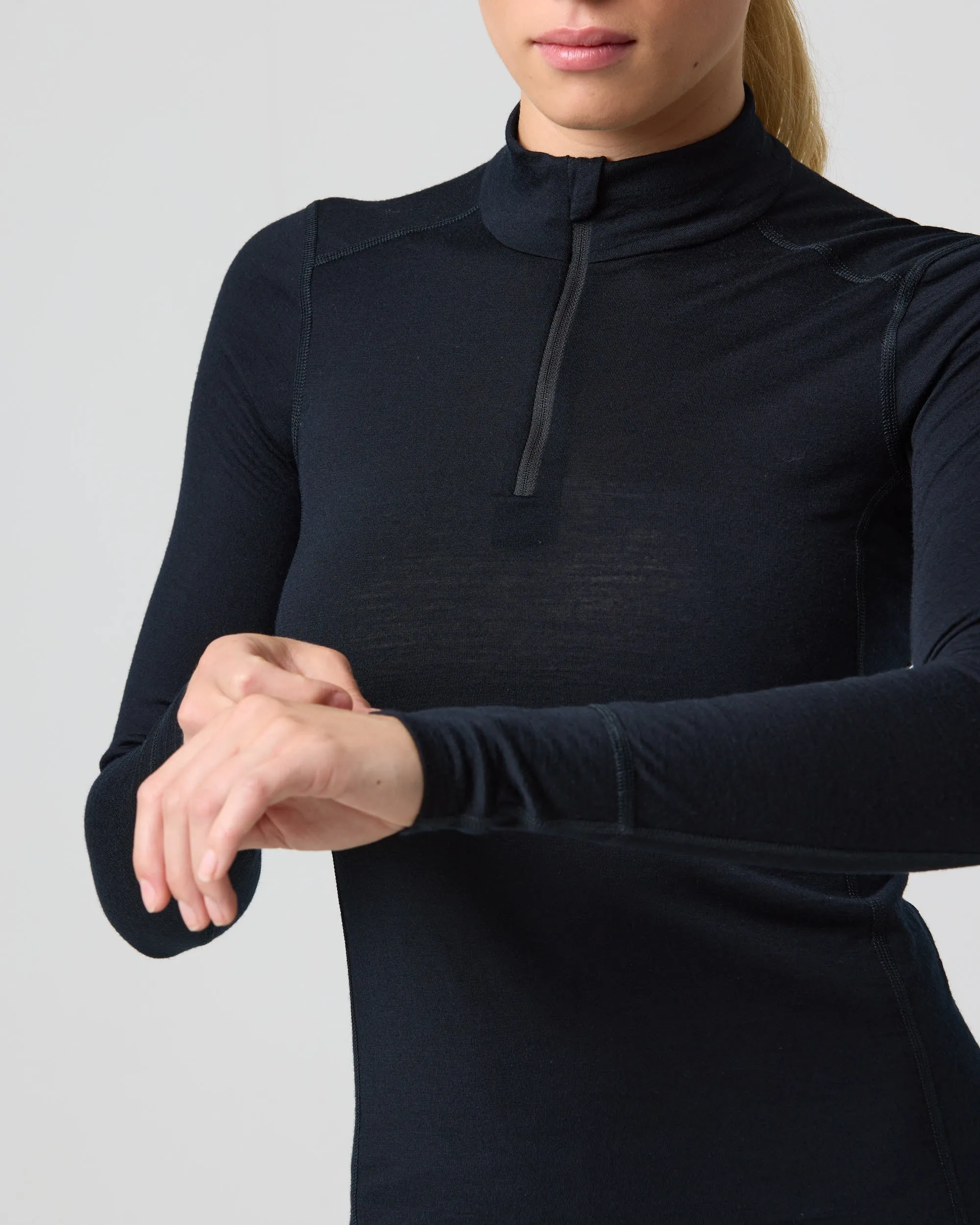 Merino 200 Zip Top wmn - Black sold by Henri Lloyd product image thumbnail 5