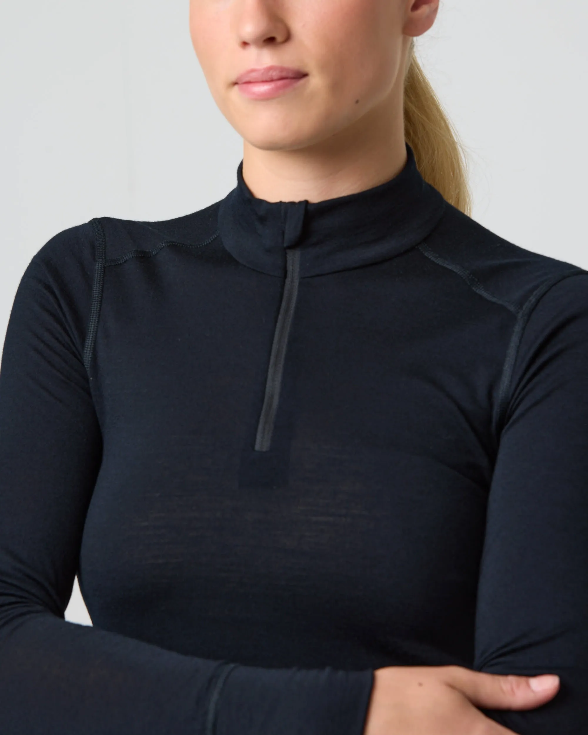 Merino 200 Zip Top wmn - Black sold by Henri Lloyd product image thumbnail 4