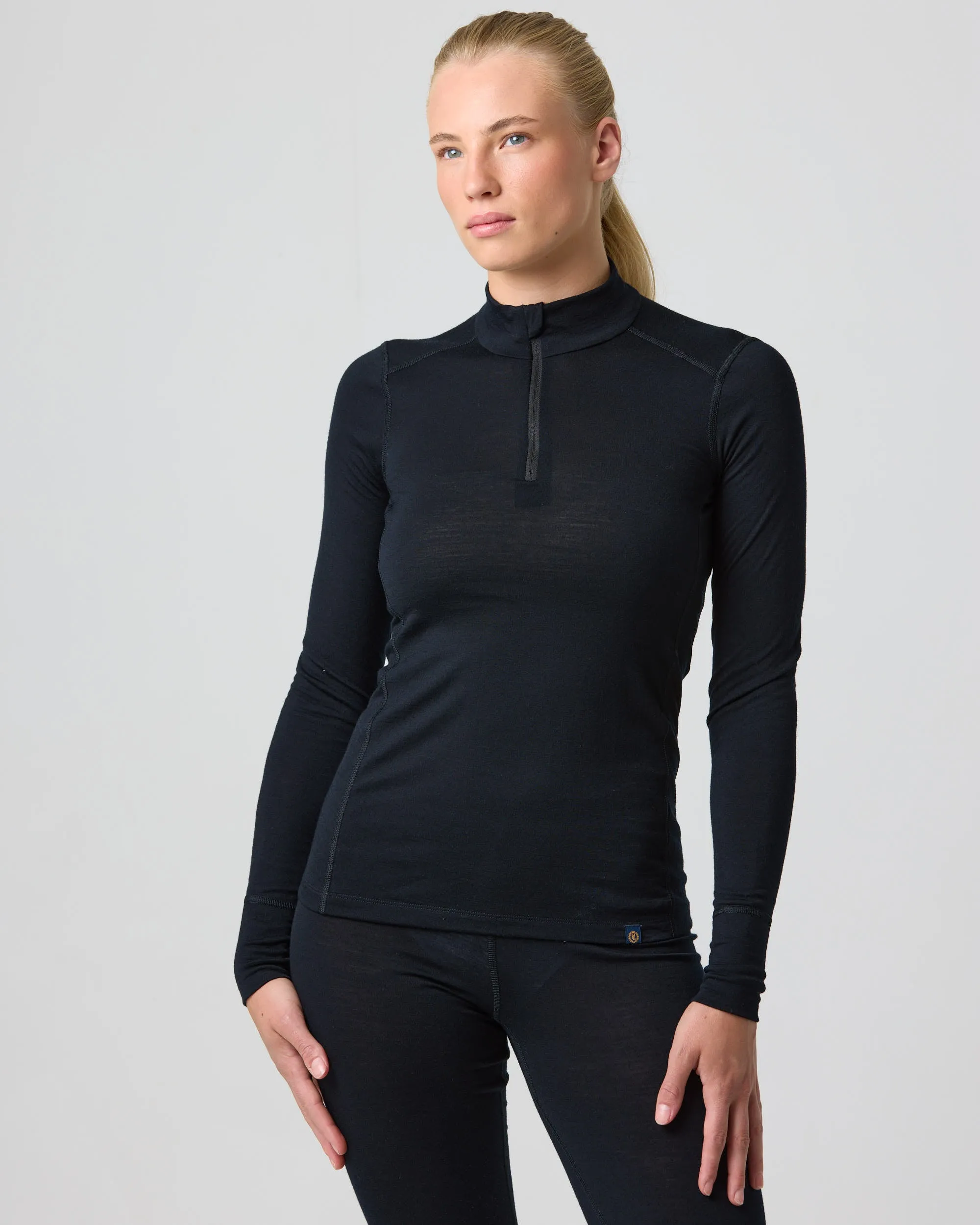 Merino 200 Zip Top wmn - Black sold by Henri Lloyd product image thumbnail 3