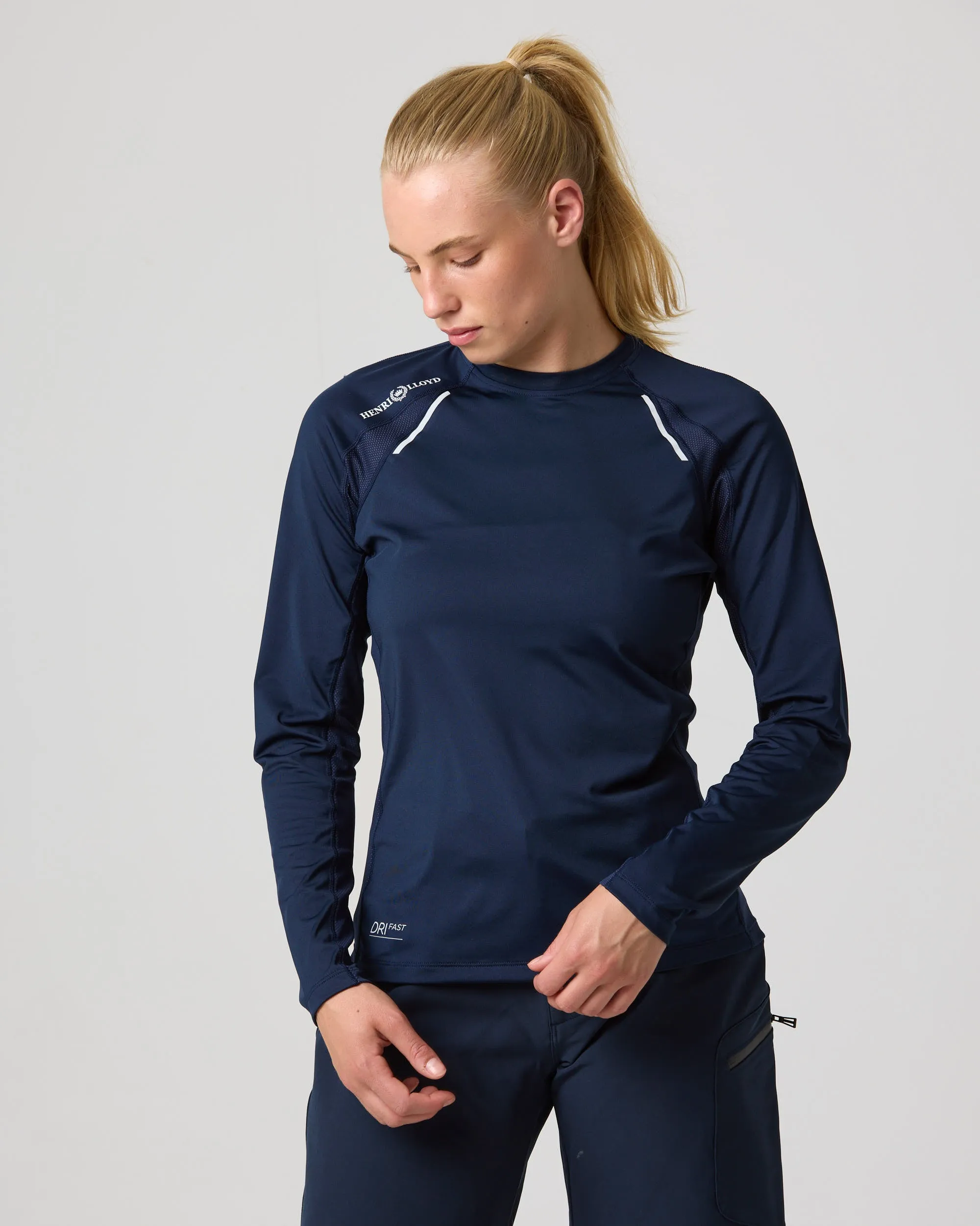 Women's Dynamic Dri Fast Long Sleeve Tee - Navy Blue sold by Henri Lloyd product image thumbnail 4