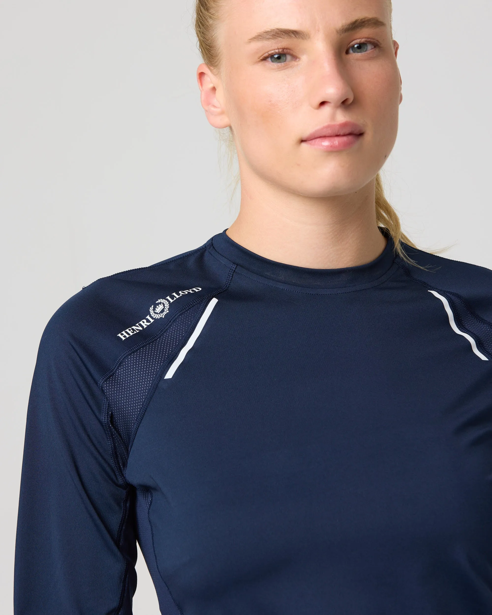 Women's Dynamic Dri Fast Long Sleeve Tee - Navy Blue sold by Henri Lloyd product image thumbnail 5