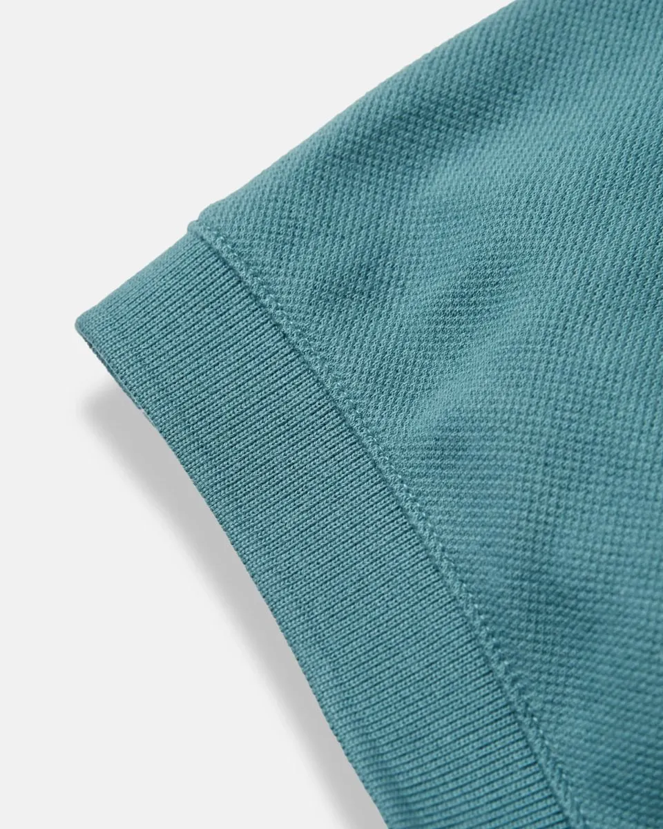 Falmouth Polo - Washed Teal sold by Henri Lloyd product image thumbnail 3