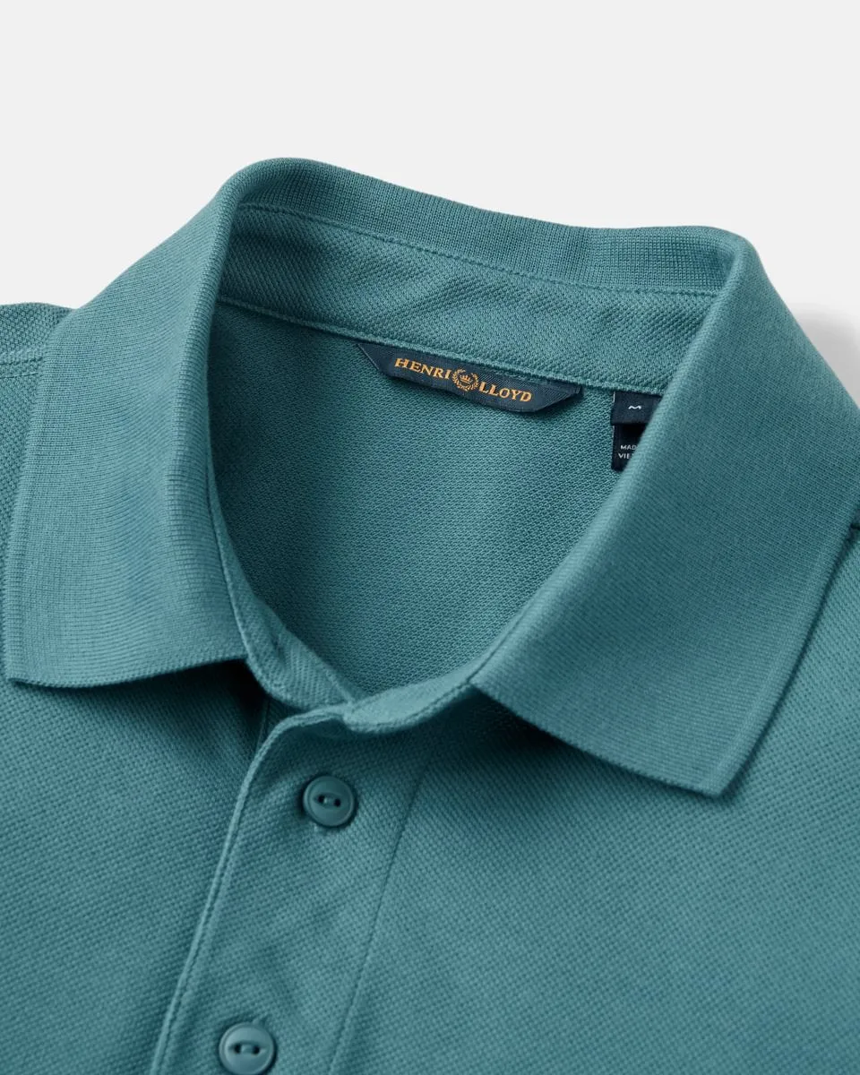 Falmouth Polo - Washed Teal sold by Henri Lloyd product image thumbnail 4