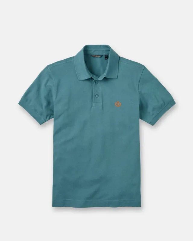 Falmouth Polo - Washed Teal sold by Henri Lloyd