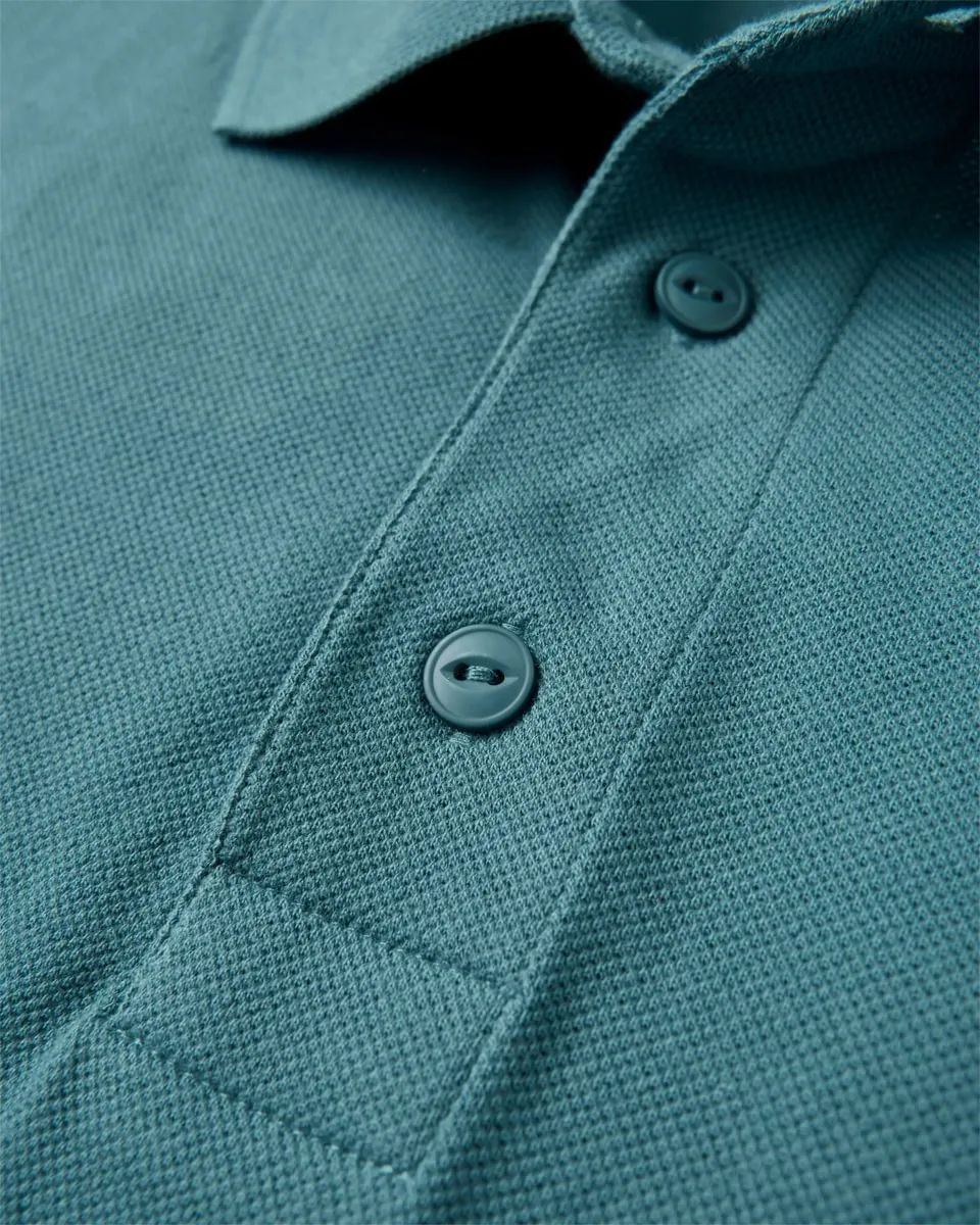 Falmouth Polo - Washed Teal sold by Henri Lloyd product image thumbnail 5