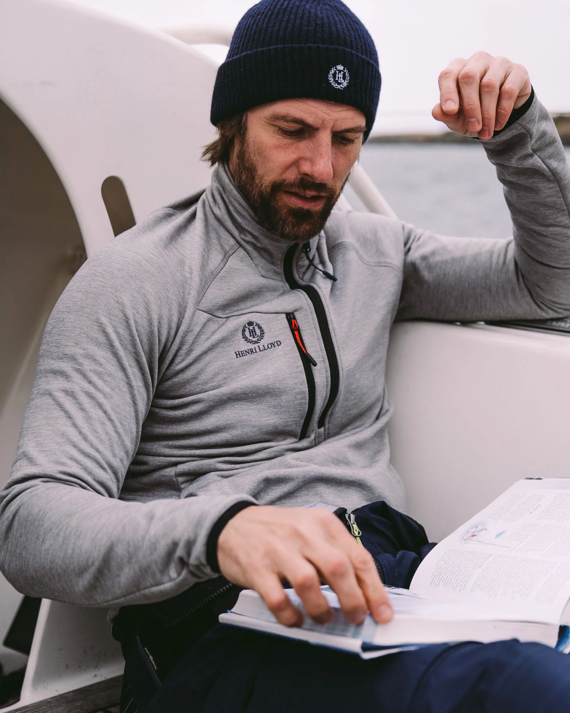 Aktiv Stretch 1/2 Zip - Grey Marl sold by Henri Lloyd product image thumbnail 2