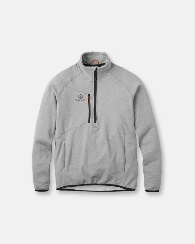 Aktiv Stretch 1/2 Zip - Grey Marl sold by Henri Lloyd
