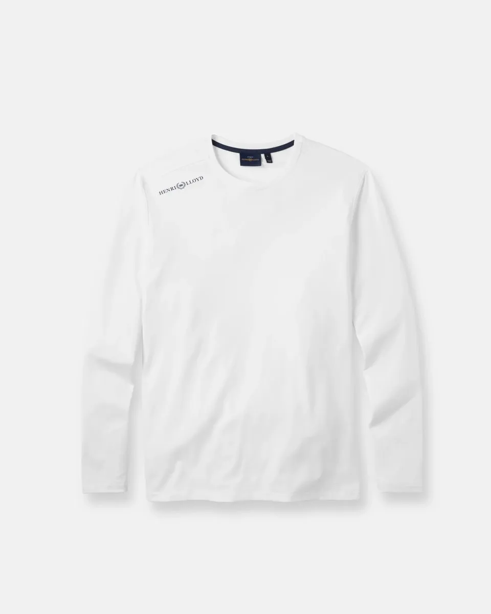 Dri-Fast Long Sleeve Tee - White sold by Henri Lloyd