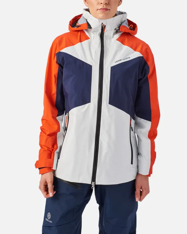 Women's M-Pro Jacket 2.0 - White/Orange sold by Henri Lloyd
