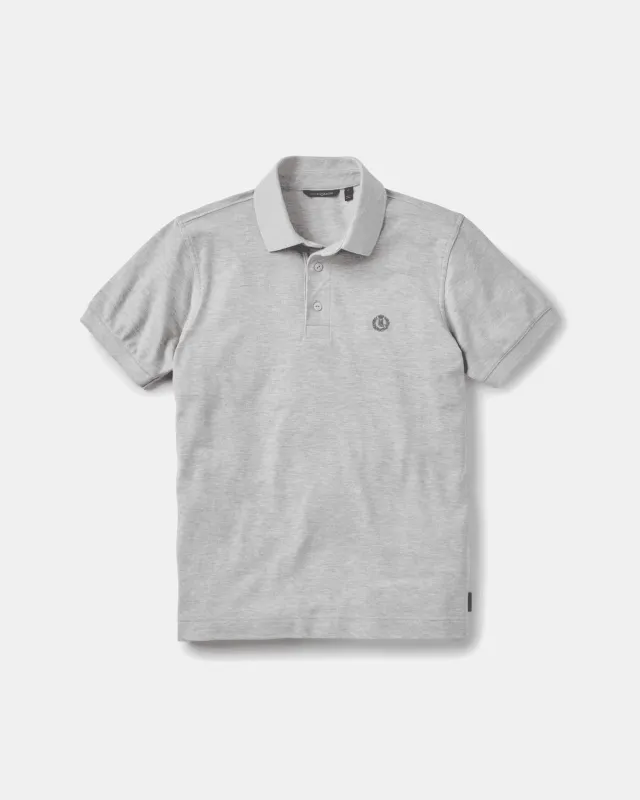 Falmouth Polo - Grey Marl sold by Henri Lloyd