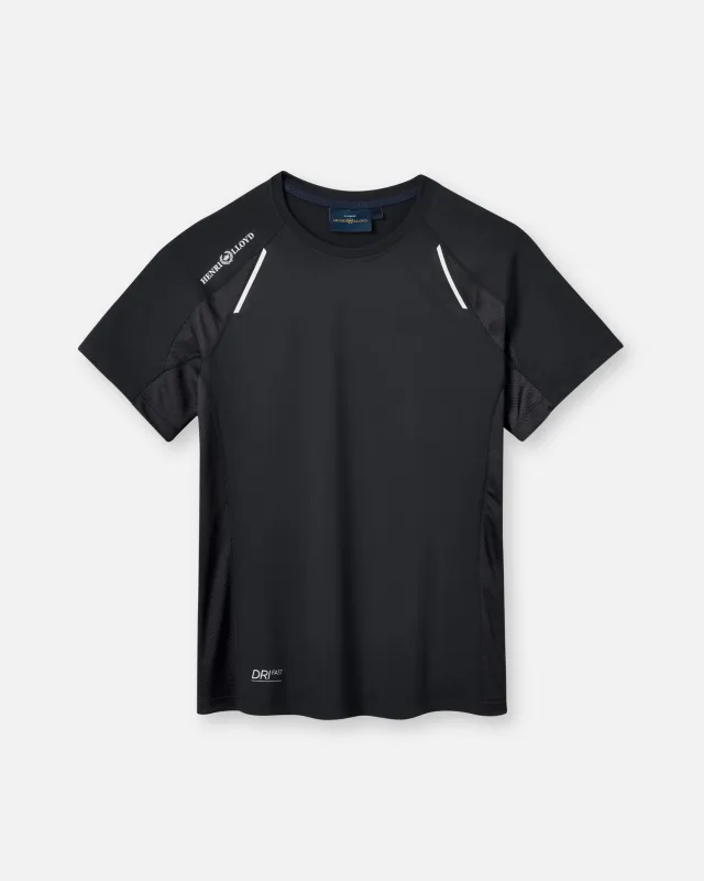 Women's Dynamic Dri Fast Tee - Black sold by Henri Lloyd