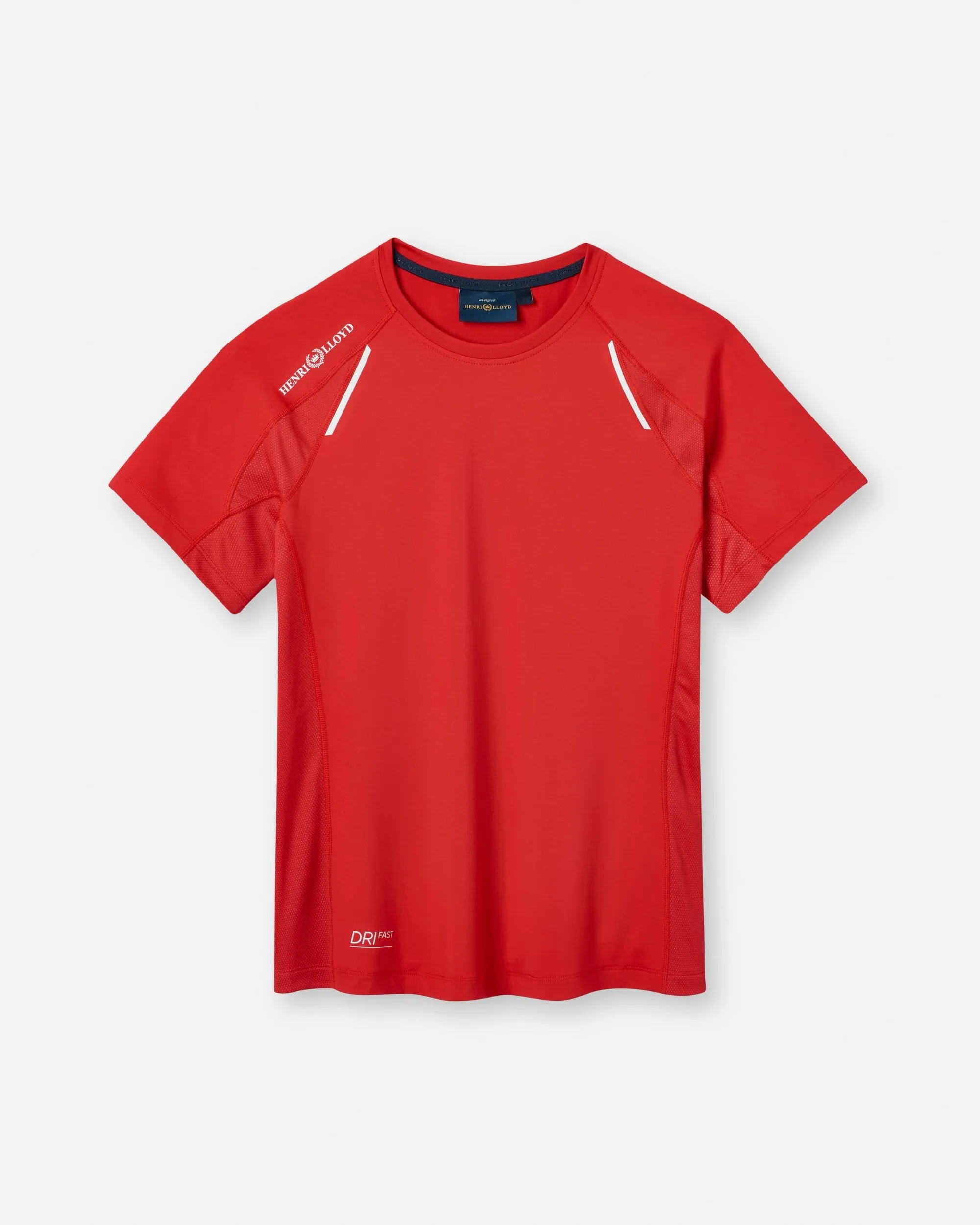 Women's Dynamic Dri Fast Tee - Red sold by Henri Lloyd