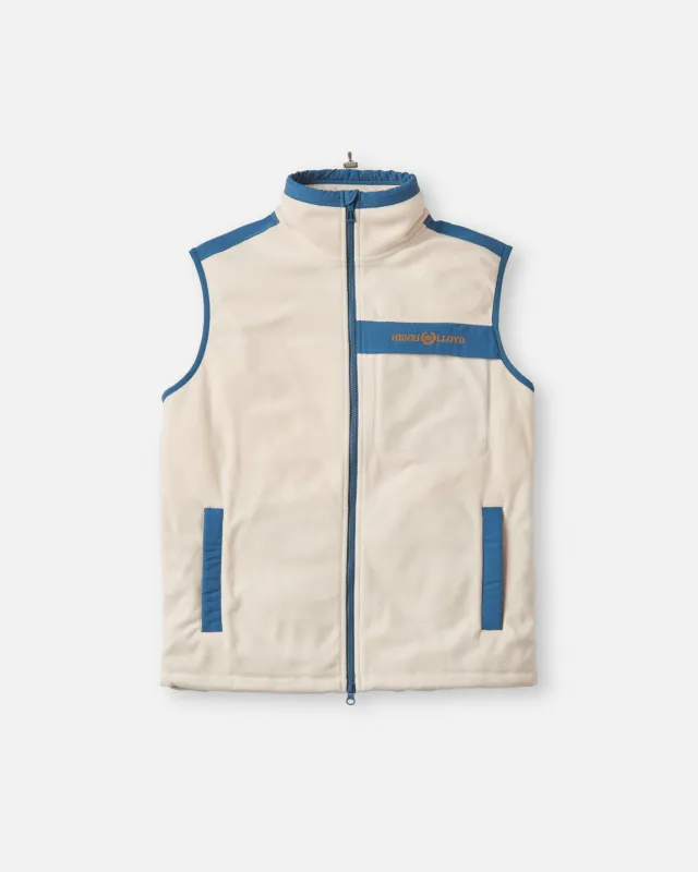 Crew Fleece Vest - Ecru sold by Henri Lloyd