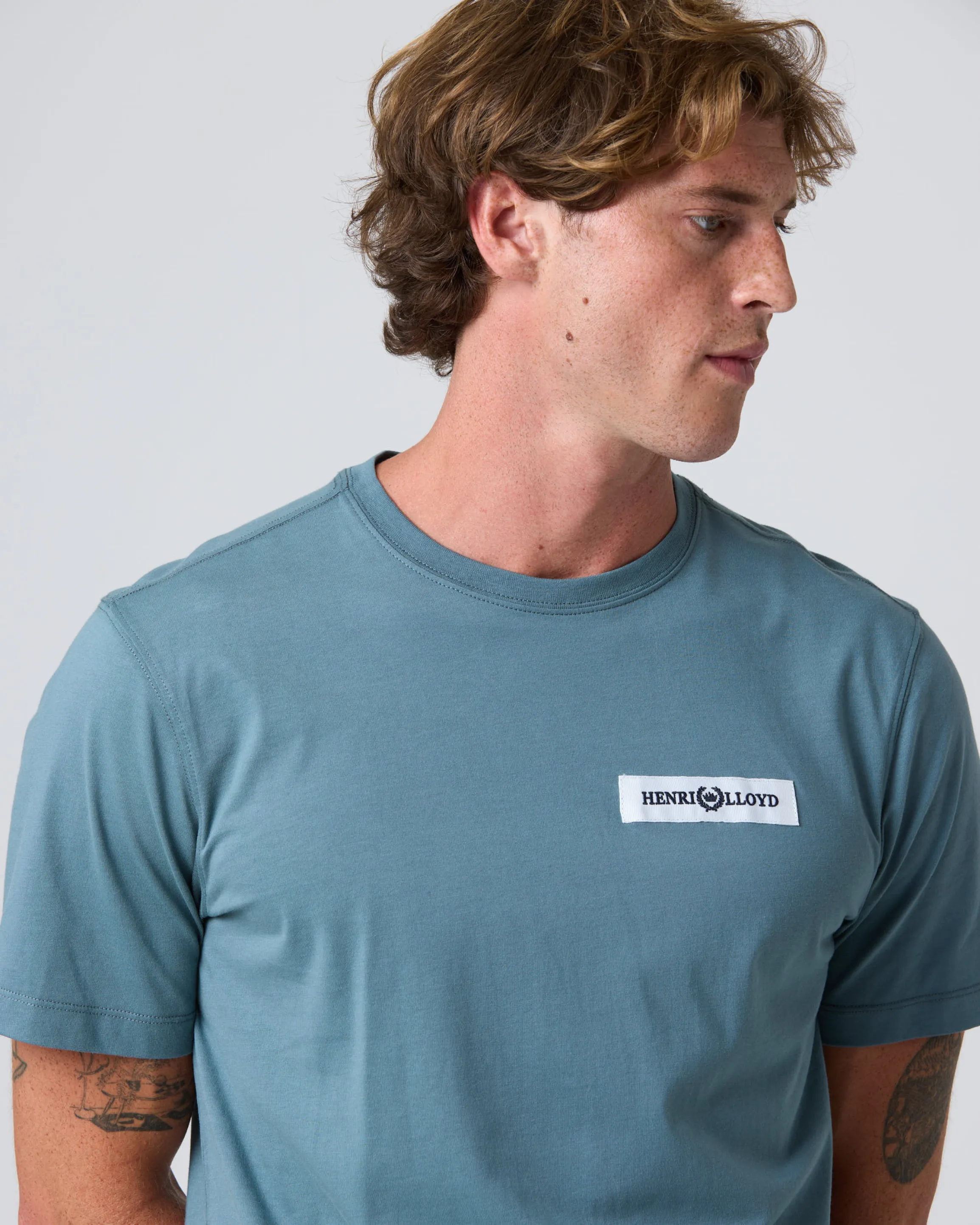 Calshot T Shirt - Fog Blue sold by Henri Lloyd product image thumbnail 4