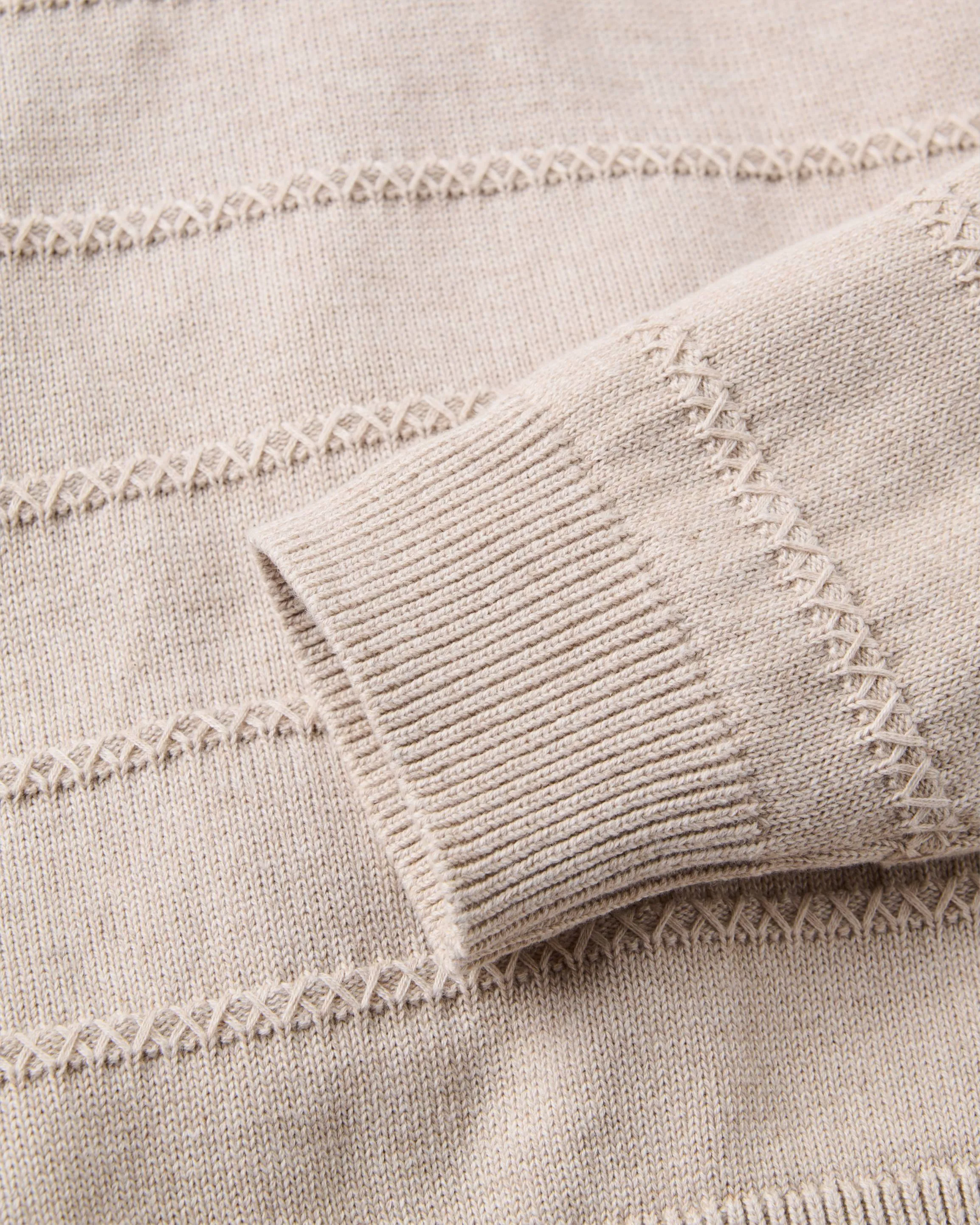 Kimmeridge Stripe Crew - Oyster Beige sold by Henri Lloyd product image thumbnail 4