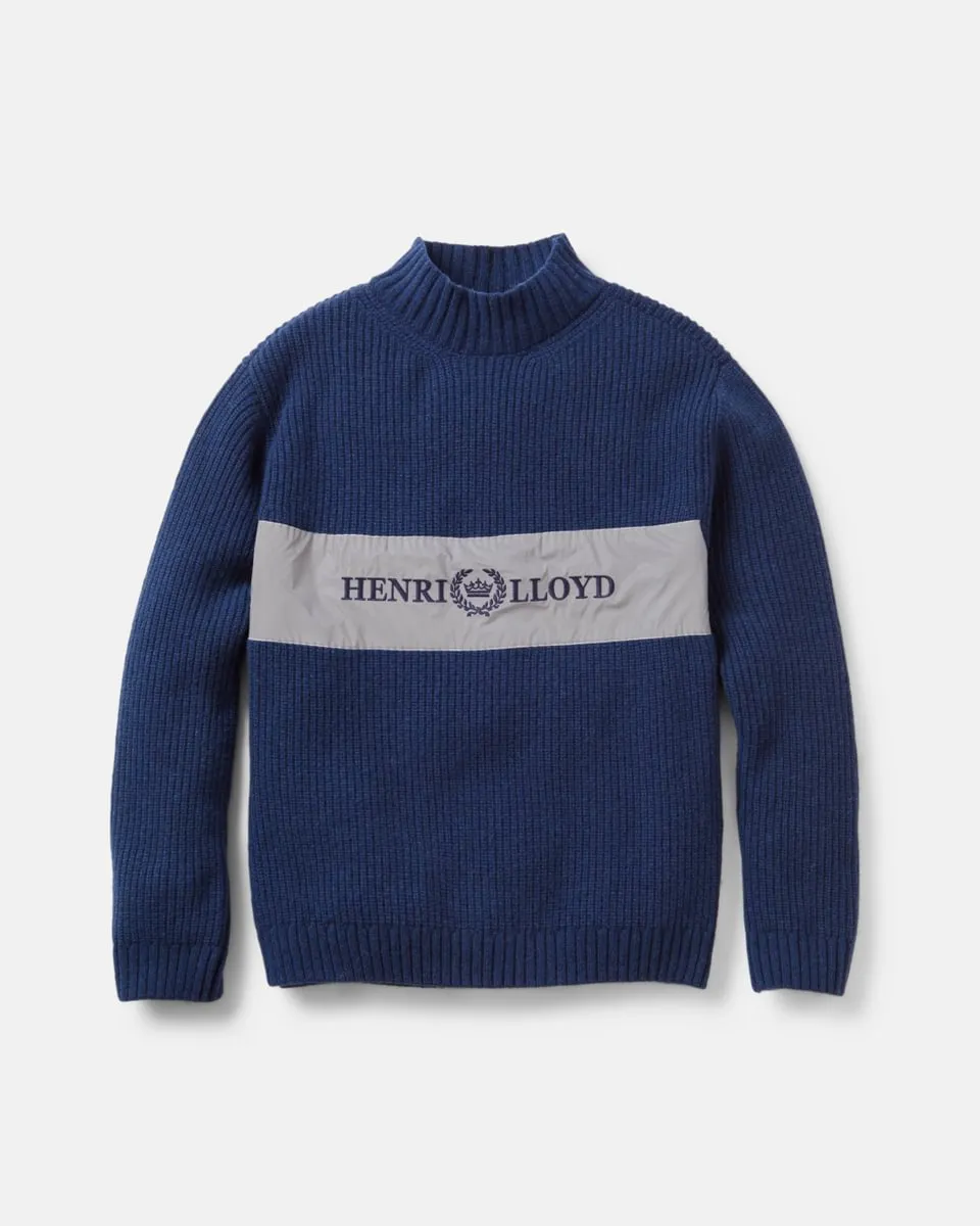 Falmouth Gansey Knit - Navy Blue sold by Henri Lloyd