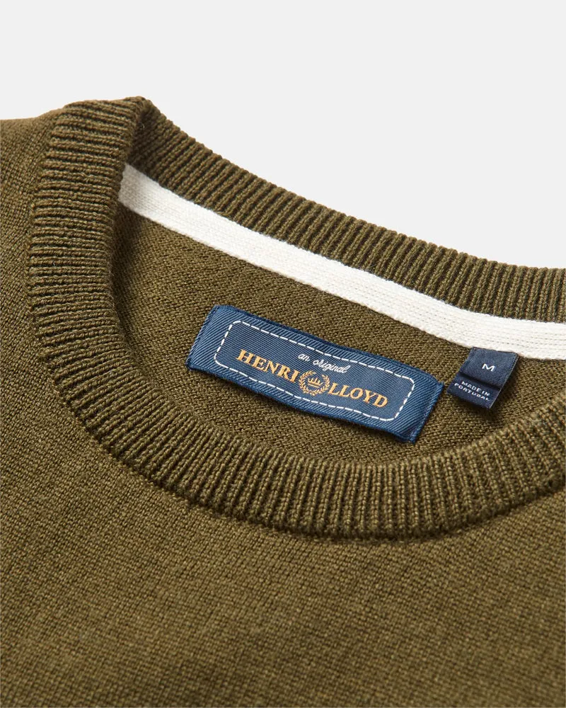Henri Crew Knit - Light Olive sold by Henri Lloyd product image thumbnail 4