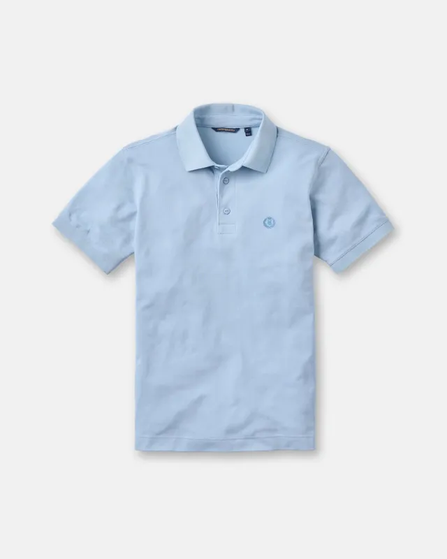 Falmouth Polo - Fog Blue made by Henri Lloyd