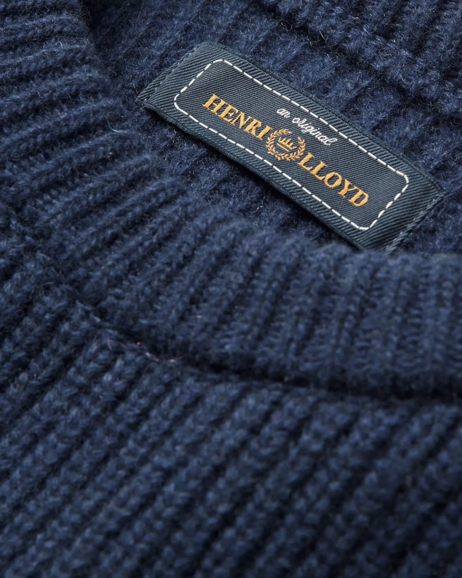 Fowey Rib Crew Knit - Navy Blue sold by Henri Lloyd product image thumbnail 3