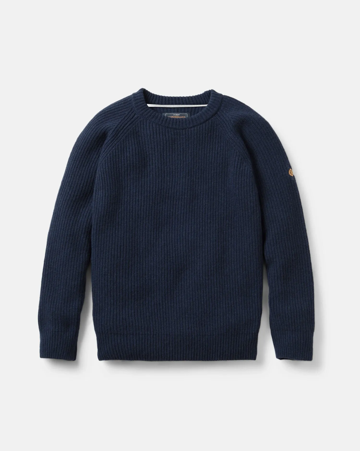 Fowey Rib Crew Knit - Navy Blue sold by Henri Lloyd