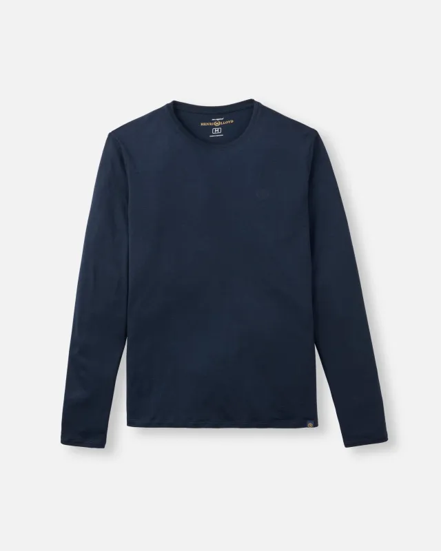 Women's Merino Core 160 T-Shirt LS - Navy Black made by Henri Lloyd
