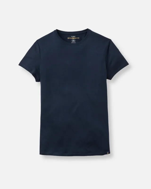 Women's Merino Core 160 T-Shirt SS - Navy Black made by Henri Lloyd