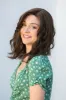 Natural Brown Wavy Synthetic Wig with Side Bangs Mya sold by Her Wig Closet