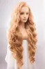 Strawberry Blonde Wig Long Blonde Lace Front Wig 13" X 4" Large Lace Wig Golden Blonde Wavy Wig Cosplay Wig Drag Queen Wig IDINA sold by Her Wig Closet
