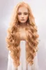 Strawberry Blonde Wig Long Blonde Lace Front Wig 13" X 4" Large Lace Wig Golden Blonde Wavy Wig Cosplay Wig Drag Queen Wig IDINA sold by Her Wig Closet
