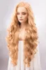 Strawberry Blonde Wig Long Blonde Lace Front Wig 13" X 4" Large Lace Wig Golden Blonde Wavy Wig Cosplay Wig Drag Queen Wig IDINA sold by Her Wig Closet