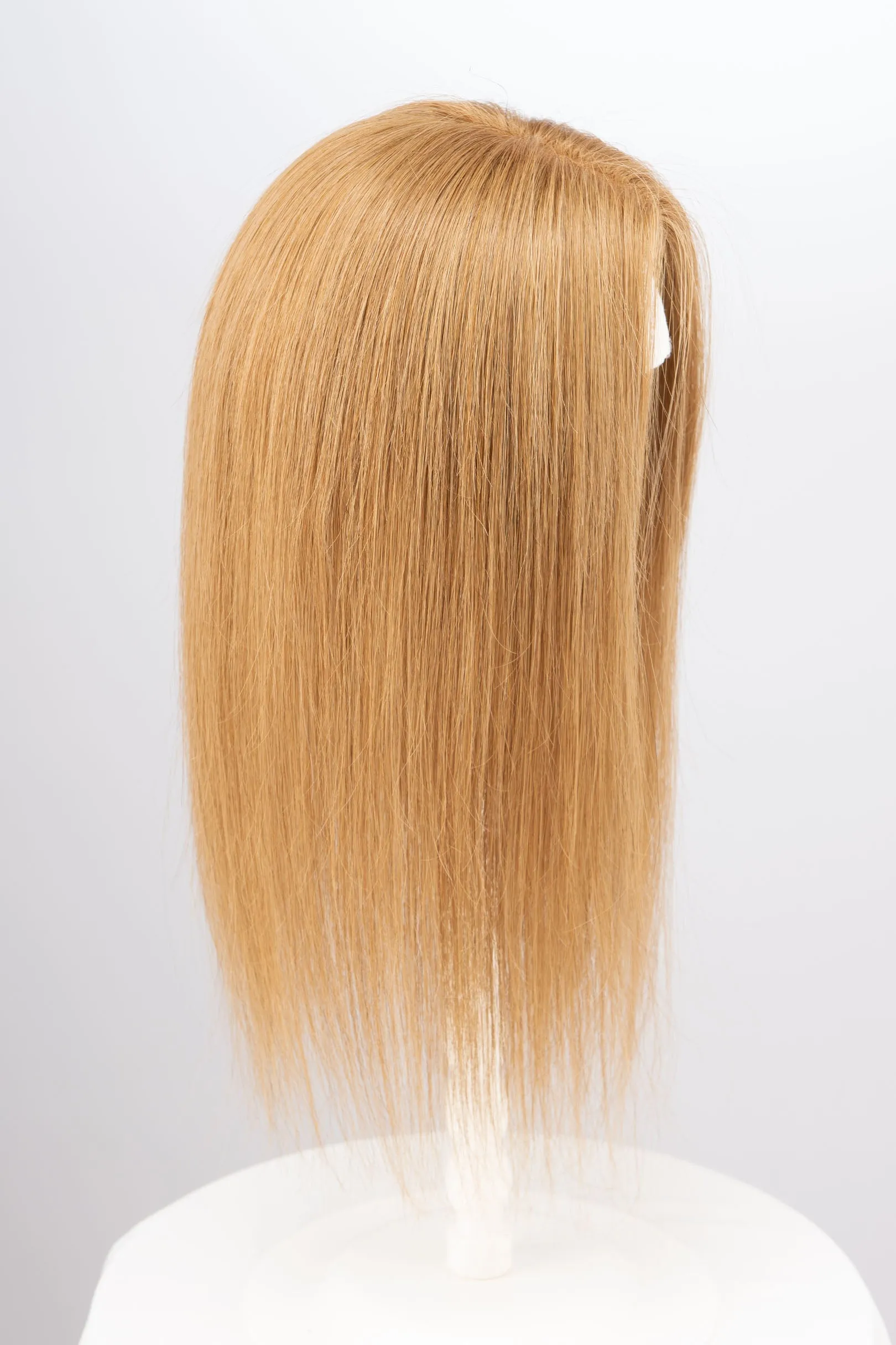 Golden Blonde Mono Top European Human Hair Topper 14 Inches sold by Her Wig Closet product image thumbnail 3