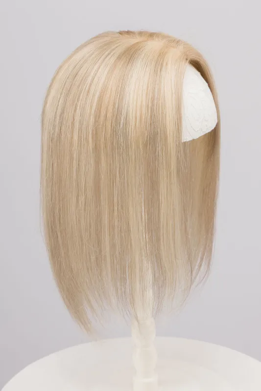 Ash Blonde Balayage Mono Top European Human Hair Topper 10 Inches sold by Her Wig Closet