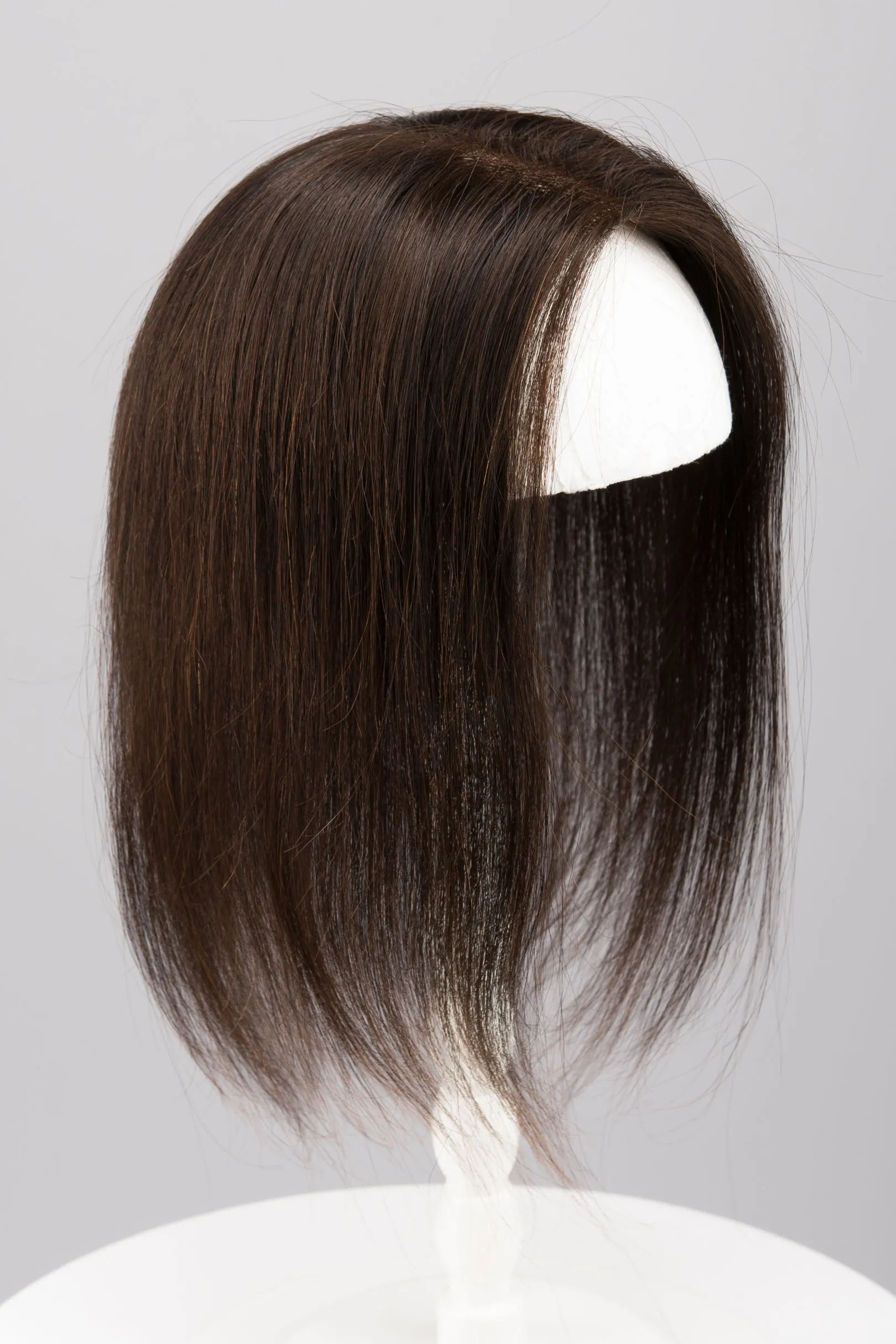 Platinum Blonde Mono Top European Human Hair Topper 10 Inches sold by Her Wig Closet product image thumbnail 2