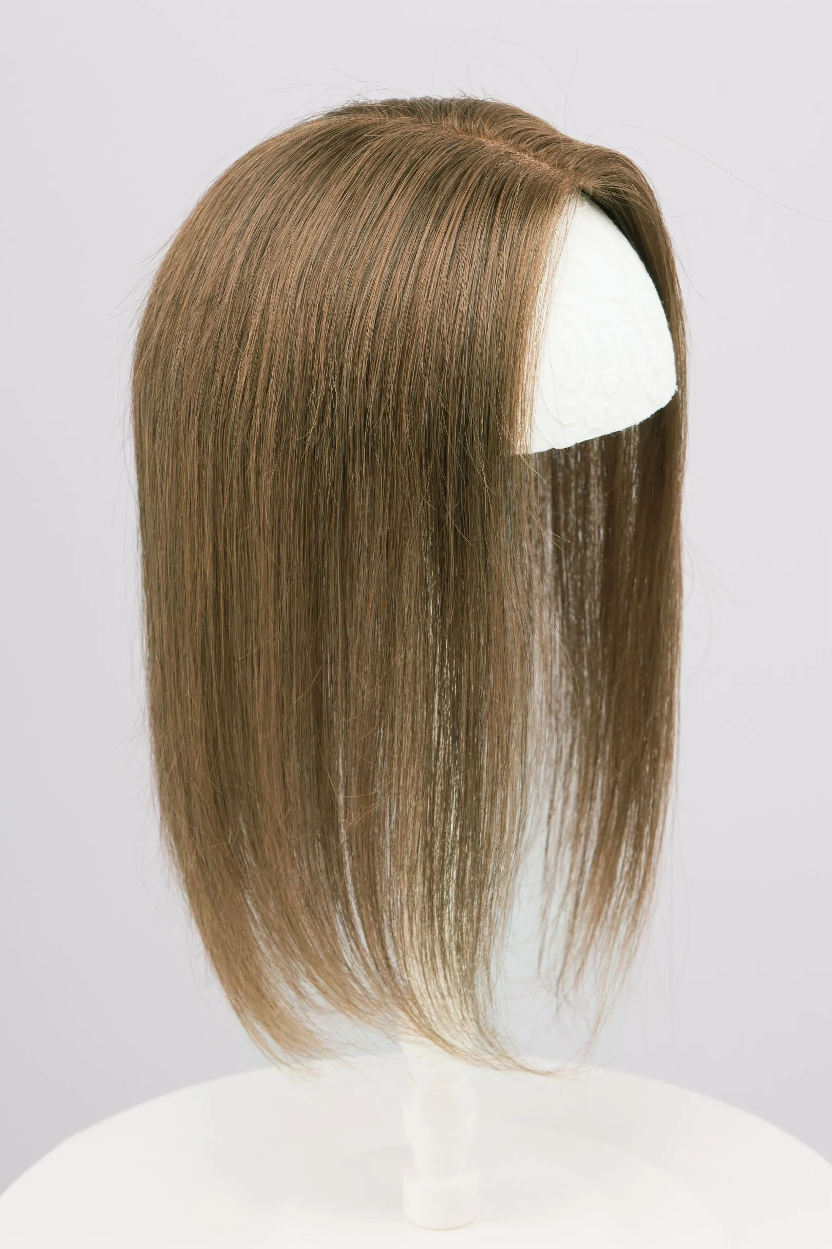 Strawberry Blonde Mono Top European Human Hair Topper 10 Inches sold by Her Wig Closet product image thumbnail 4