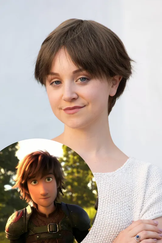 Natural Brown Pixie Cut Synthetic Wig with Bangs Hiccup Miriam sold by Her Wig Closet