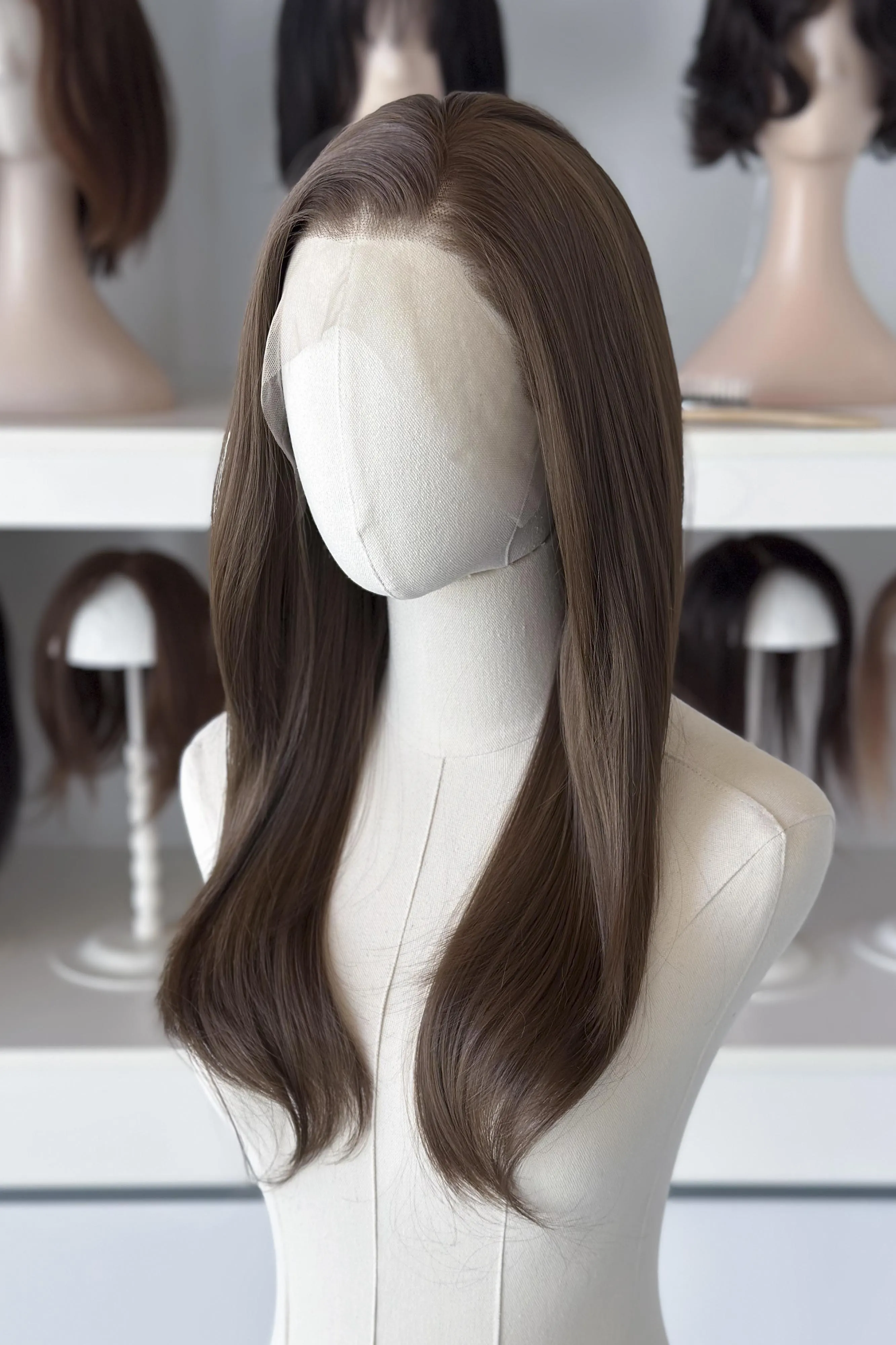 Natural Brown Straight Lace Front Wig Elin sold by Her Wig Closet product image thumbnail 5