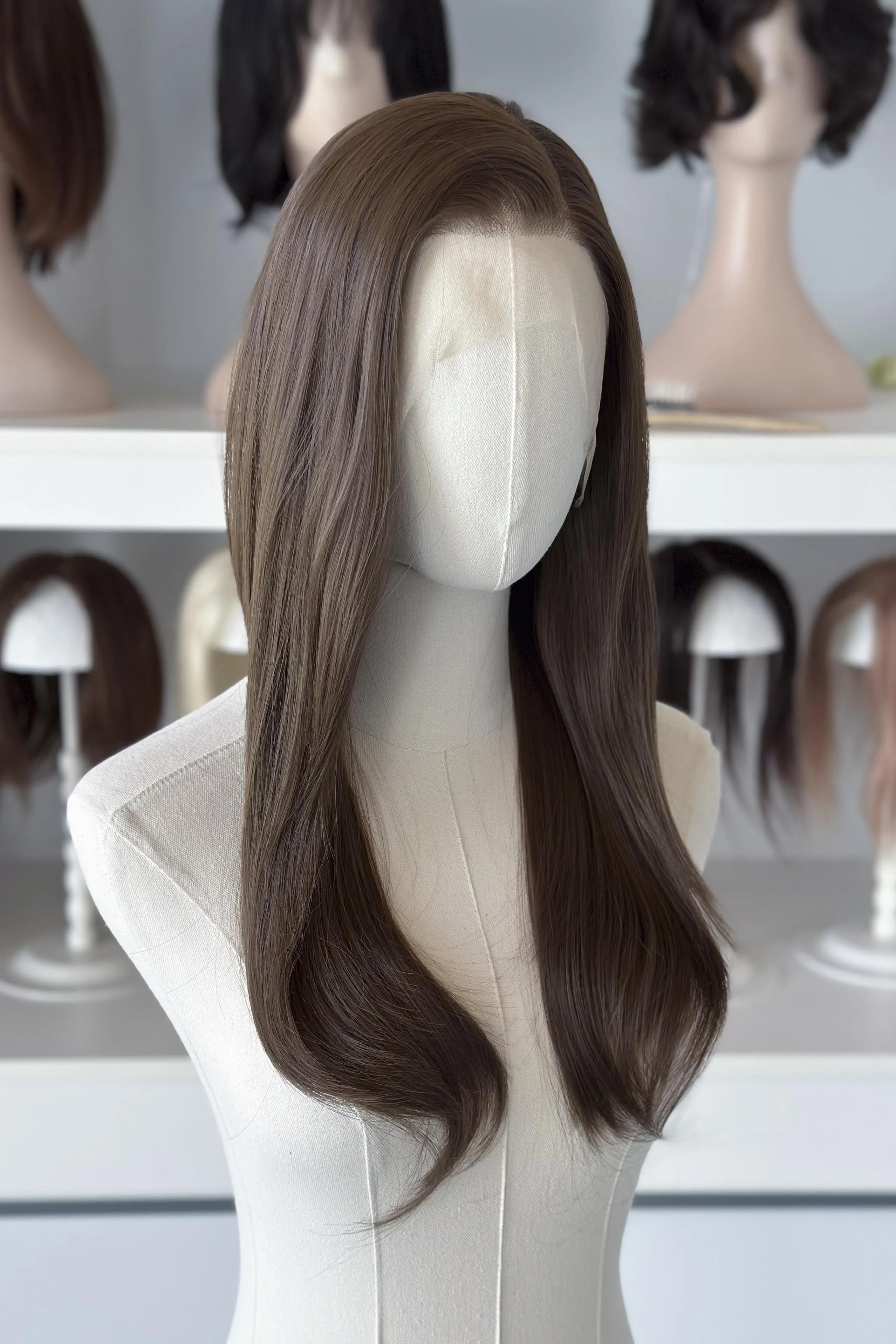 Natural Brown Straight Lace Front Wig Elin sold by Her Wig Closet product image thumbnail 2