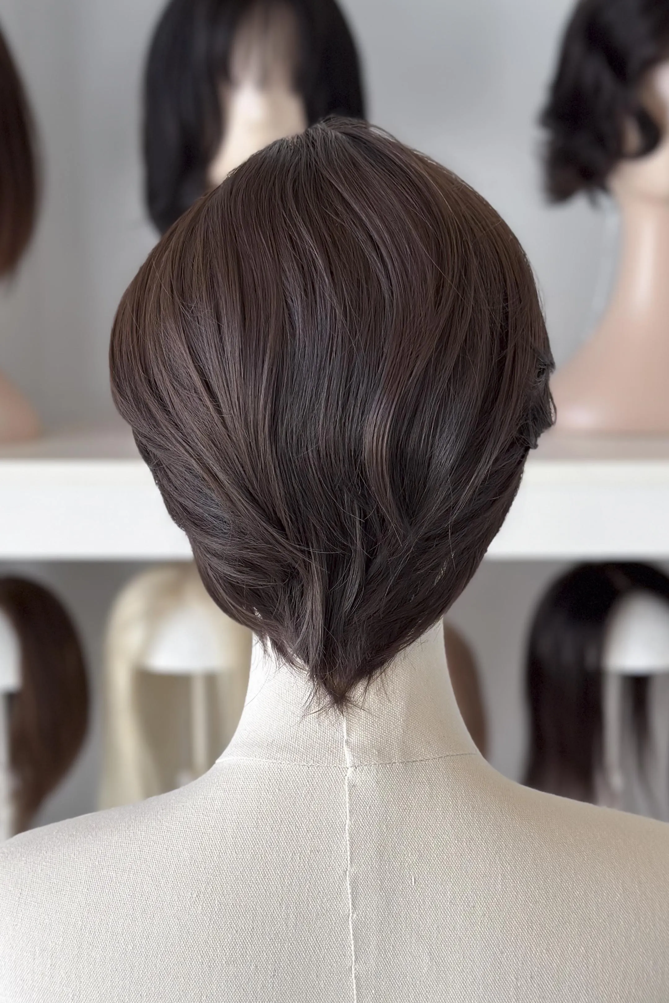 Natural Brown Short Straight Lace Front Wig Alex sold by Her Wig Closet product image thumbnail 4